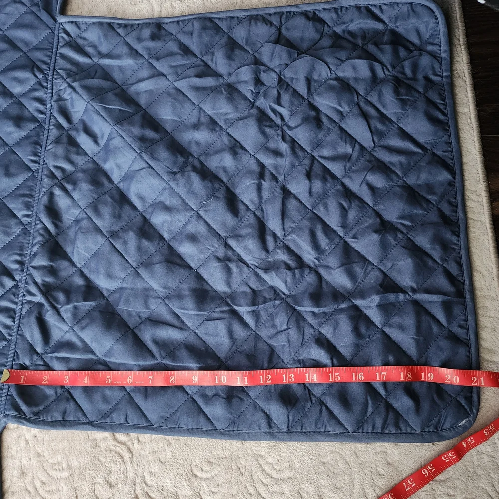 Navy Blue Quilted Recliner Cover New